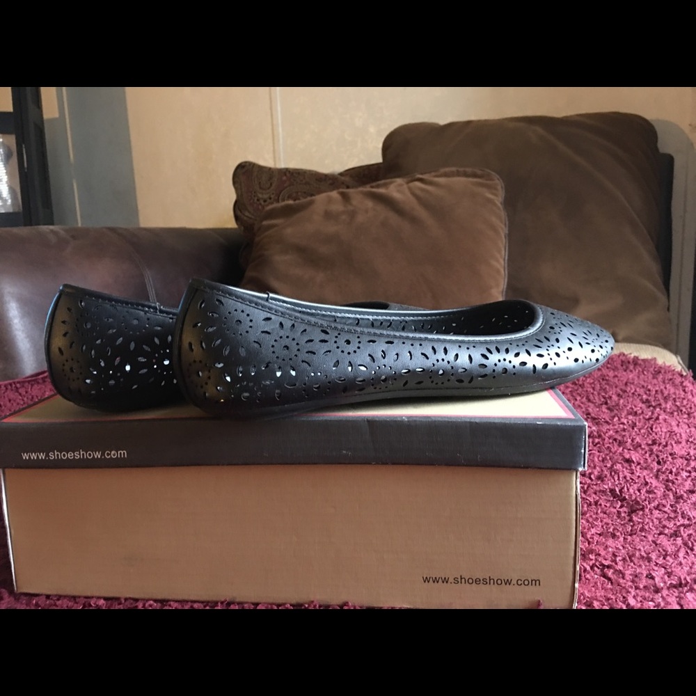 Black slip-ons